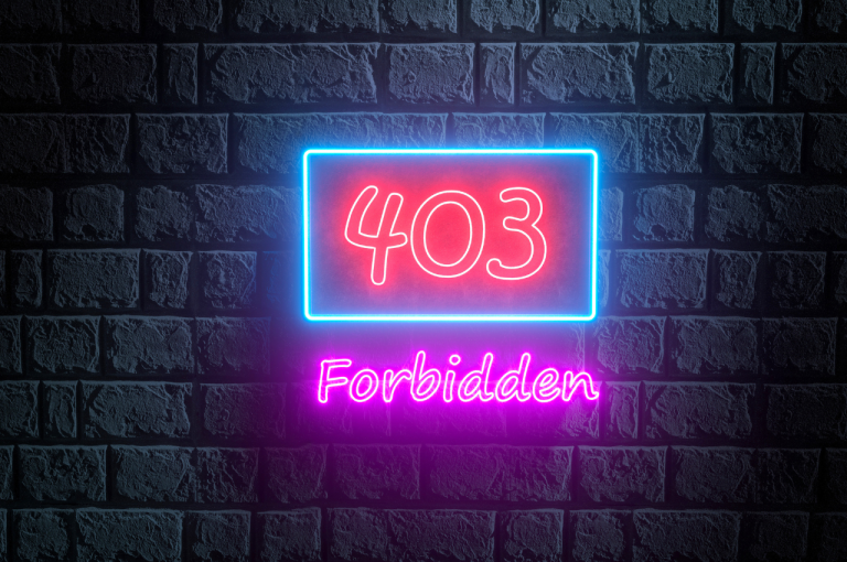 what is 403 forbidden error