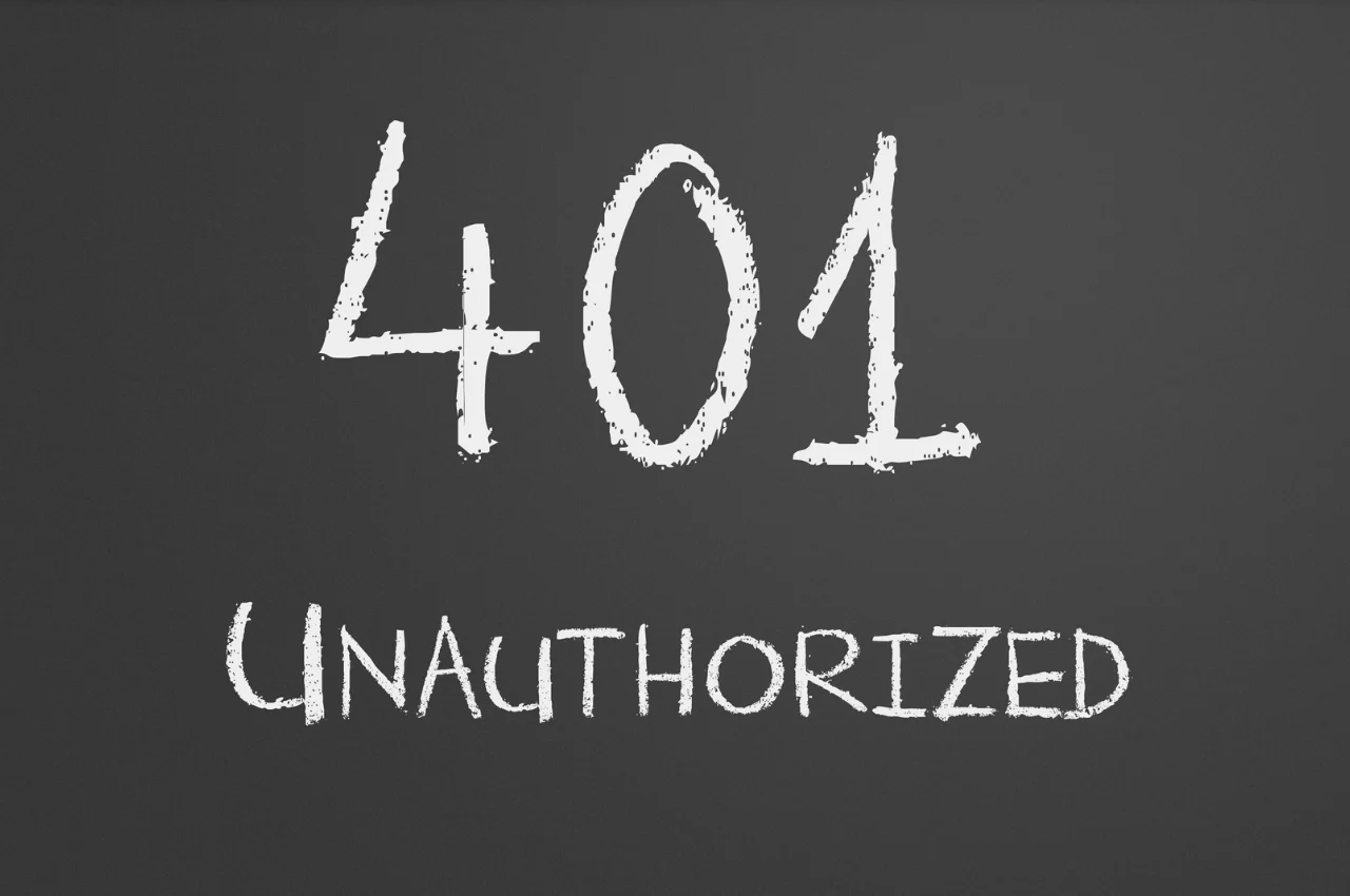 what is 401 unauthorized error