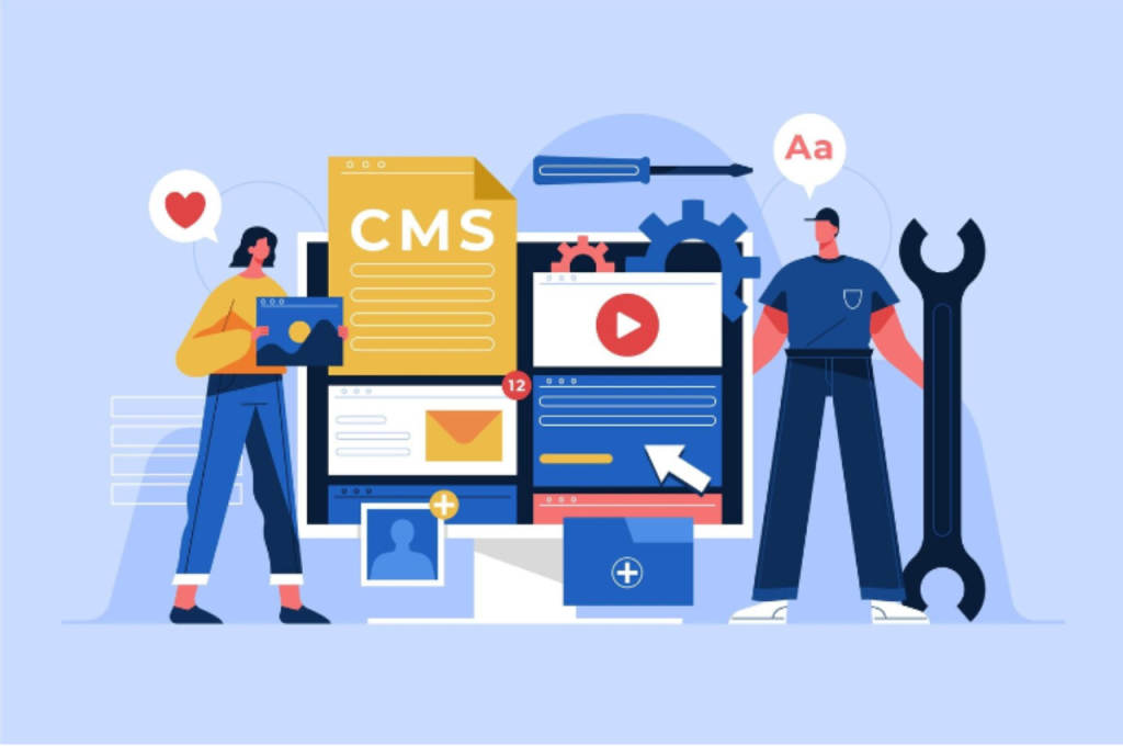 How do I manage content with CMS